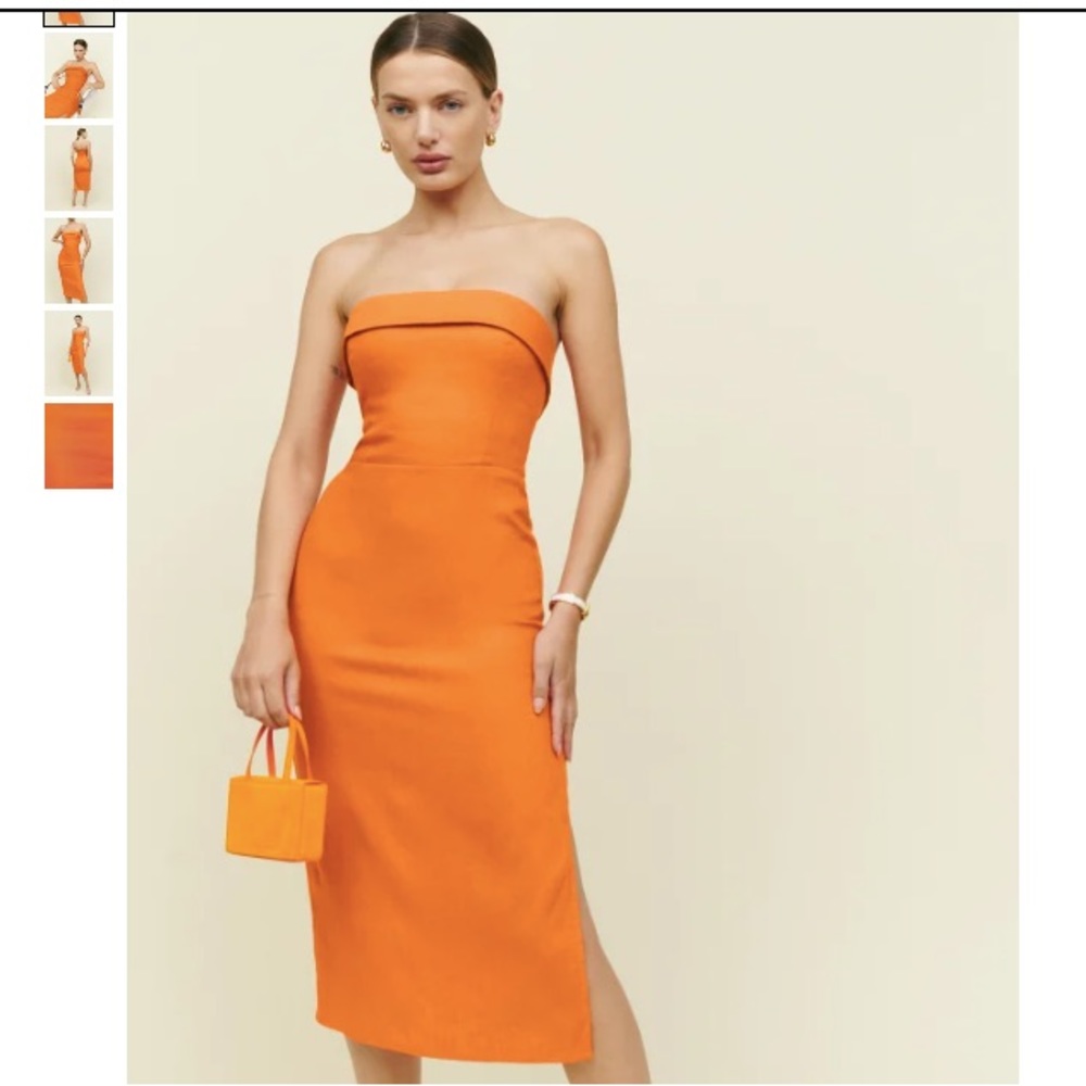 Brand new Reformation Marcella Linen Dress